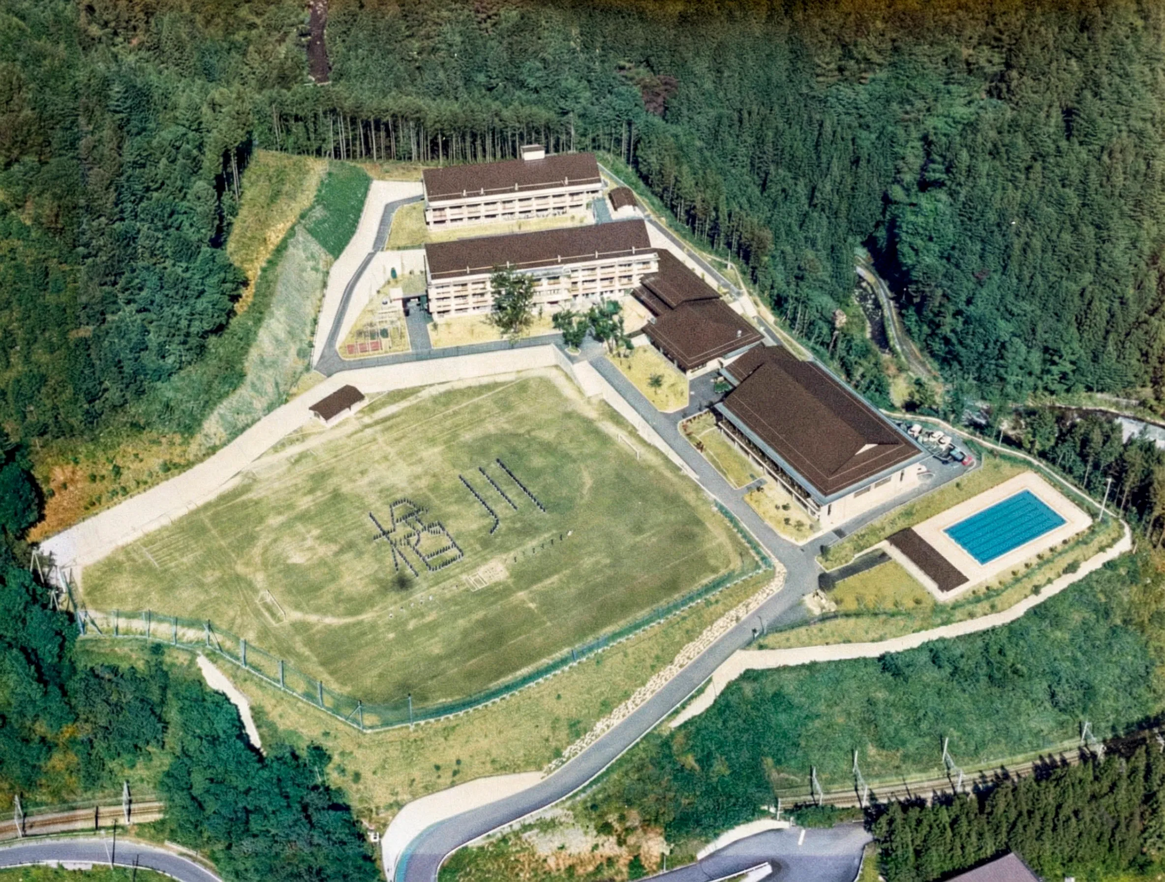 yama-niwa 施設全景（航空写真）