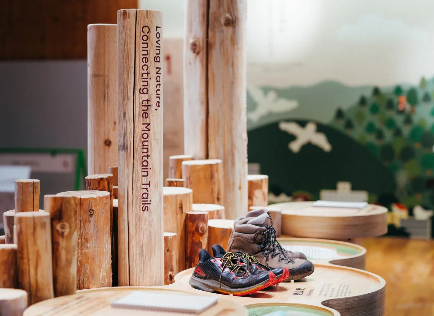 「やまには、展」の展示風景(3)