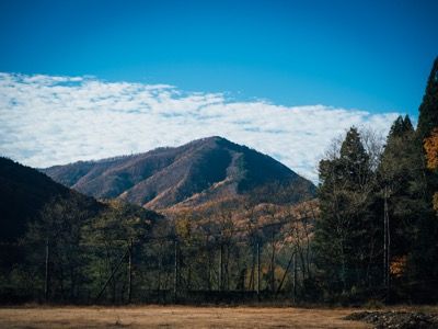 木曽の山なみ